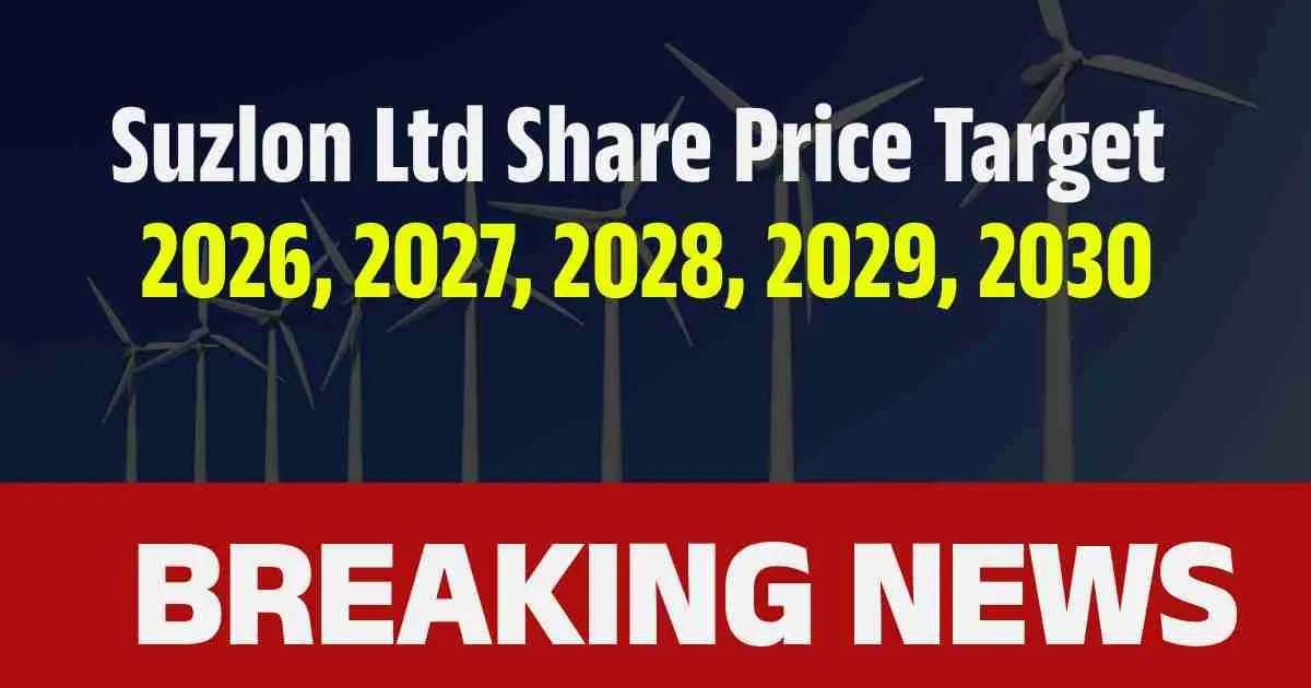 Suzlon Energy Price Target 2026, 2027, 2028, 2029, 2030